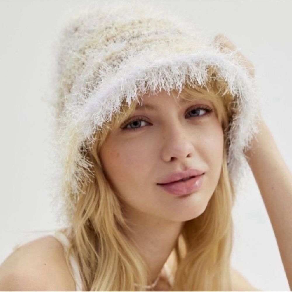 Urban Outfitters Beige Multi Crochet
Bucket Hat